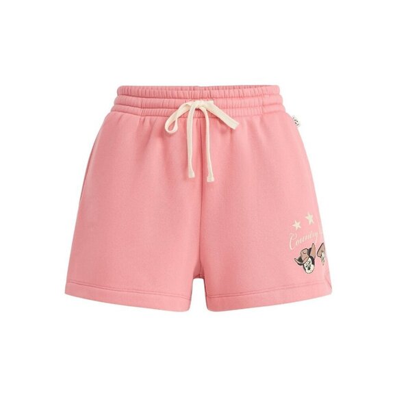 Disney Pants - Disney Minnie & Daisy Women's Country Gals Graphic Shorts, Size M (8-10), Pink